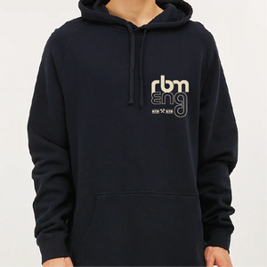 RBM ENG Black Hoodie Long Sleeve