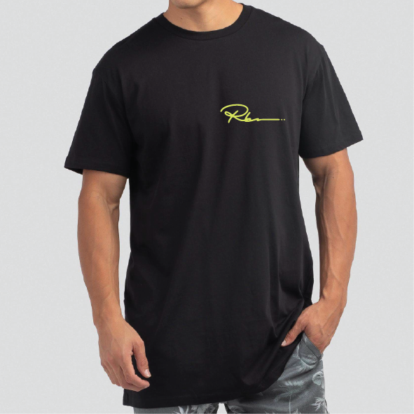 RBM SML SIGNATURE Black Short Sleeve Classic Tees