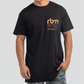 RBM ENG Mens Black Classic Tee  Short Sleeve