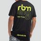 RBM ENG Mens Black Classic Tee  Short Sleeve