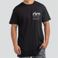 RBM ENG Mens Black Classic Tee  Short Sleeve