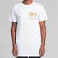 RBM ENG Mens White Classic Tee  Short Sleeve