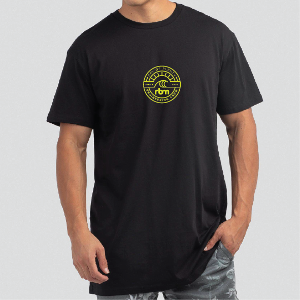 RBM SURFER SML Black Mens Short Sleeve Classic Tees