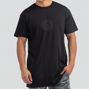 RBM SURFER SML Black Mens Short Sleeve Classic Tees