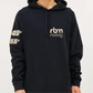 RBM RACING STACKED LOGO Black Long Sleeve Hoodie