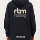 RBM RACING STACKED LOGO Black Long Sleeve Hoodie