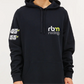 RBM RACING STACKED LOGO Black Long Sleeve Hoodie