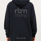 RBM RACING STACKED LOGO Black Long Sleeve Hoodie