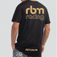 RBM RACING LONG LOGO Mens Black Classic Tee