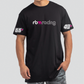 RBM RACING LONG LOGO Mens Black Classic Tee