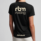 RBM RACING LOGO Women Black Short Sleeve Tees