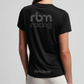 RBM RACING LOGO Women Black Short Sleeve Tees