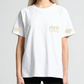 RBM RACING LOGO Women White Short Sleeve Tees