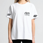 RBM RACING LOGO Women White Short Sleeve Tees