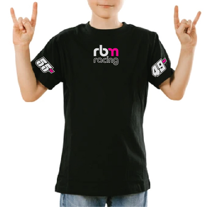 RBM RACING LOGO Youth Black Short Sleeve Tee